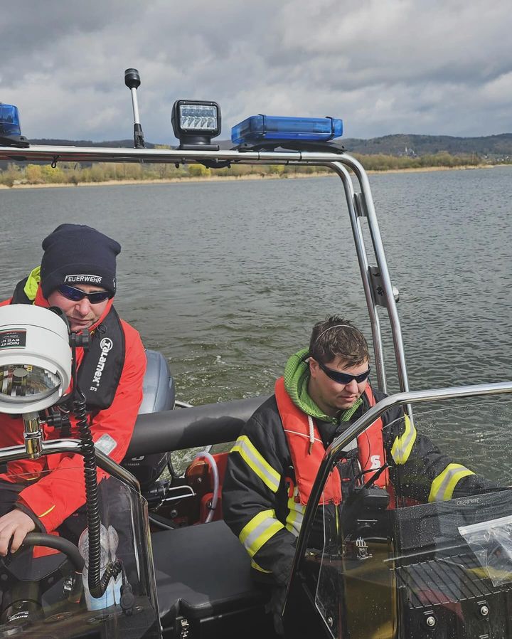Erfolgreiche Sonar-Praxisübung am Werratalsee